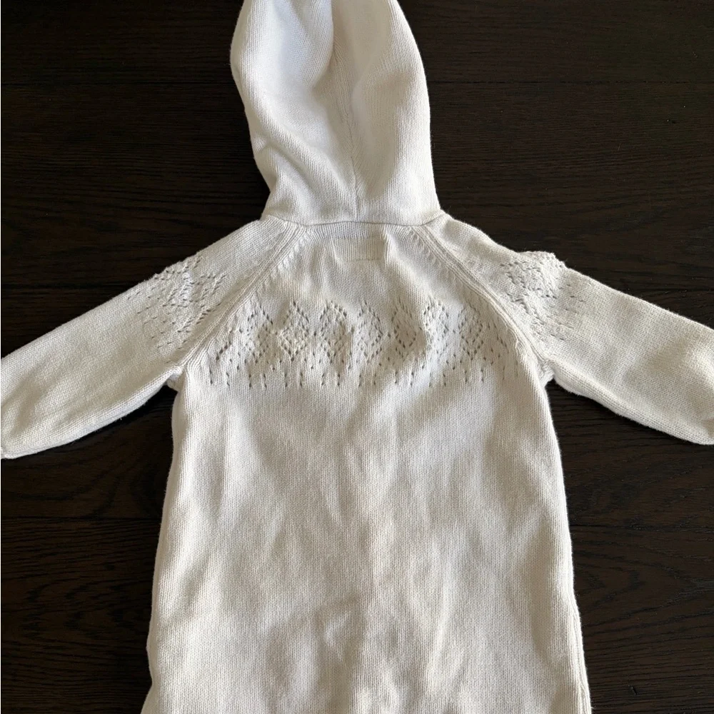 Little Planet by Carters Organic Baby Hooded Sweater Jumpsuit (9M)